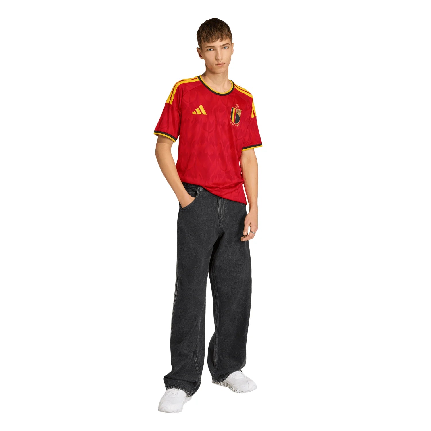 Camisa Bélgica Home 2026 - Torcedor