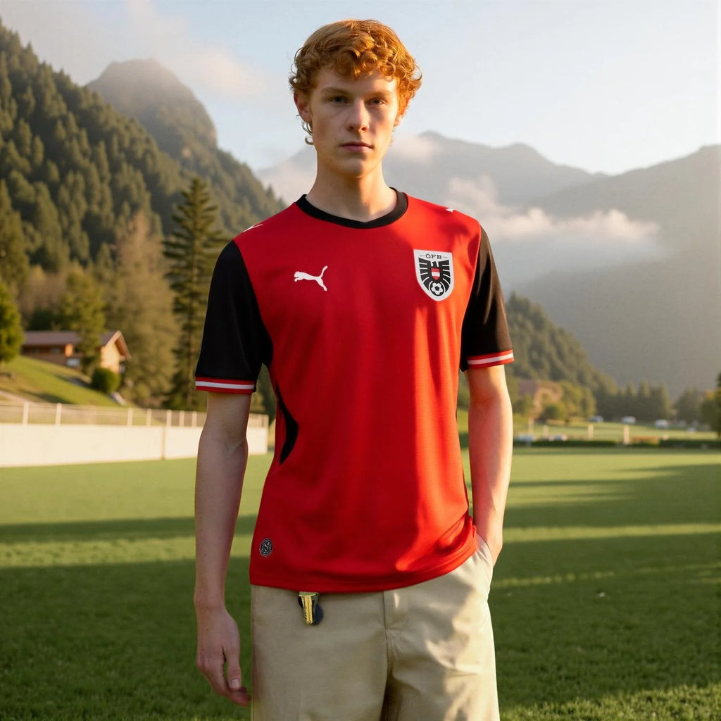 Camisa Áustria Home 2026 - Torcedor