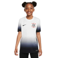 Conjunto Infantil Corinthians I 24/25 - Branco e Preto