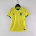 Camisa Seleção Brasil 2022 Feminina Baby Look - Amarela - Torcedor