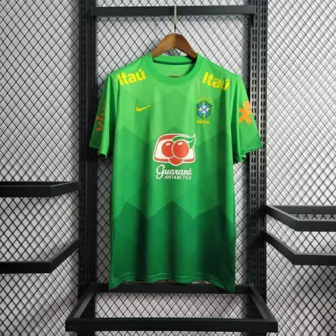 Camisa Brasil Training Suit 22/23 Nike - Verde - Torcedor