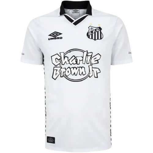 Camisa Santos Charlie Brown Jr. Dias de Glória - Branca - Torcedor