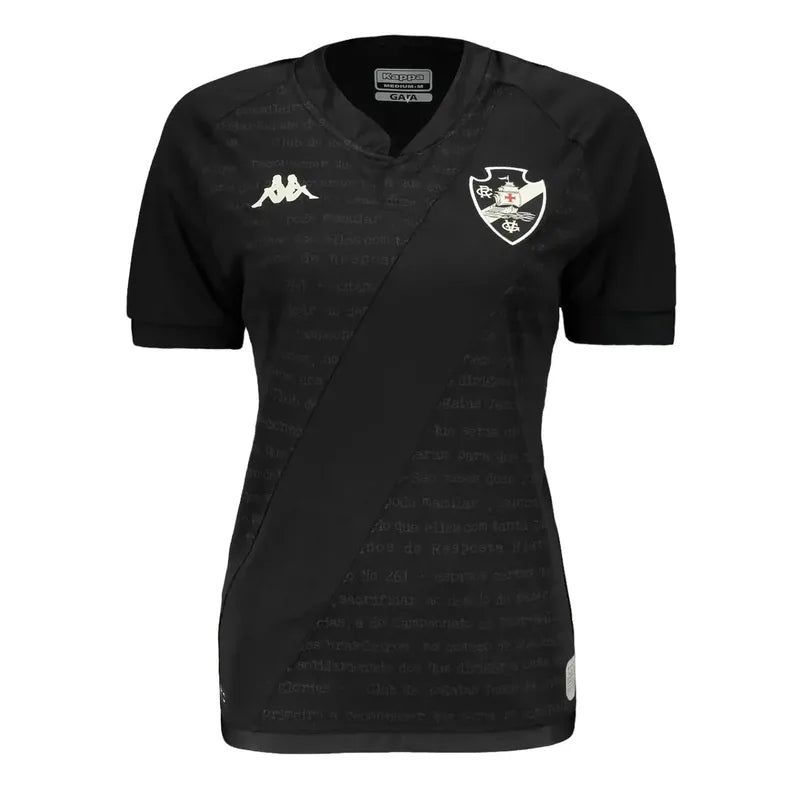 Camisa Vasco Feminina Goleiro III 24/25 - Preta - Torcedor