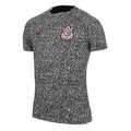 Camisa Corinthians Pré-Jogo 24/25 - Branca e Preta - Torcedor
