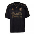 Camisa Santos Charlie Brown Jr. 2024 - Preta e Dourada - Torcedor