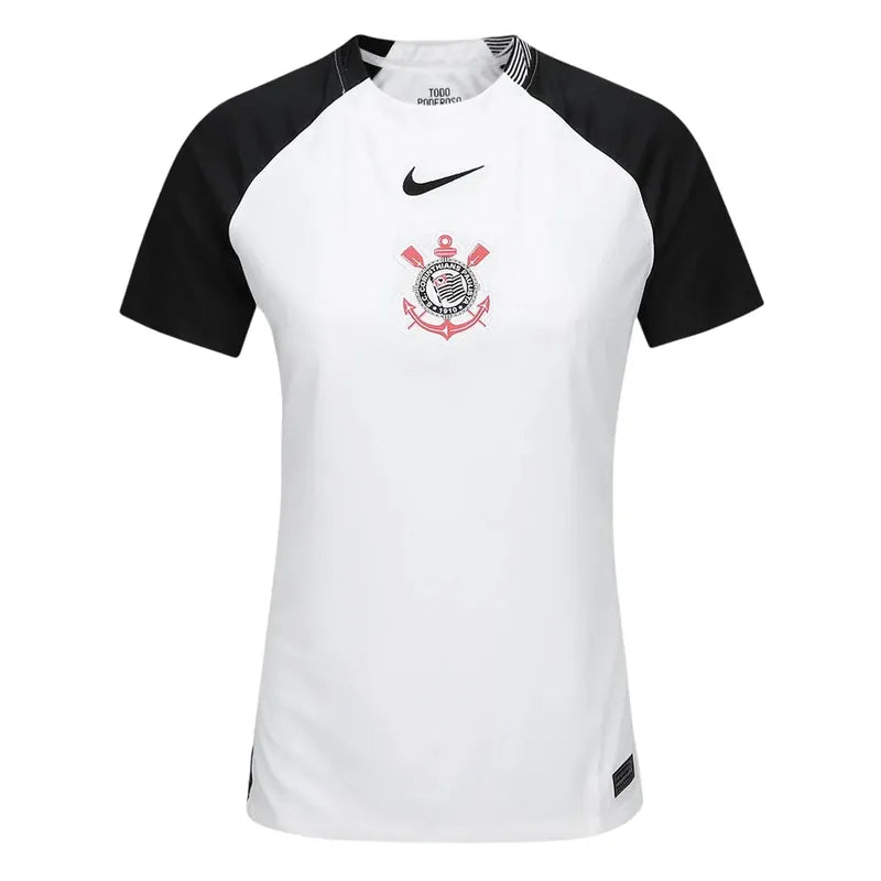 Camisa Corinthians Feminina Home 25/26 - Branca - Torcedor