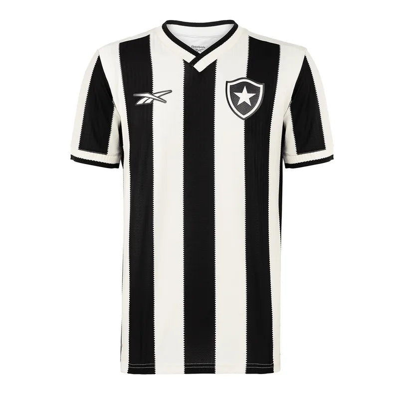 Camisa Botafogo Home 24/25 - Preta e Branca - Torcedor