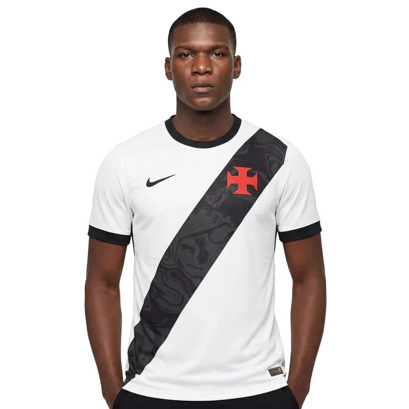 Camisa Vasco Away 26/27 - Branca e Preta - Torcedor