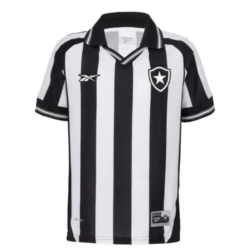 Camisa Botafogo Home 25/26 - Preta e Branca - Torcedor